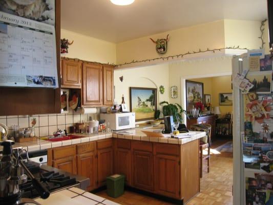 Mission Terrace Kitchen/Breakfast Nook Before