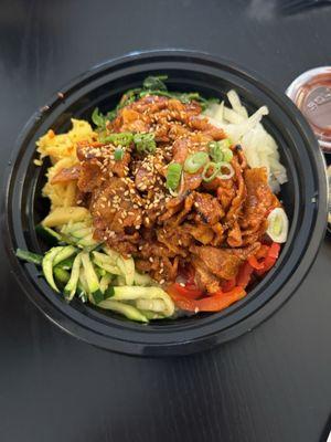 Spucey pork Bibimbap