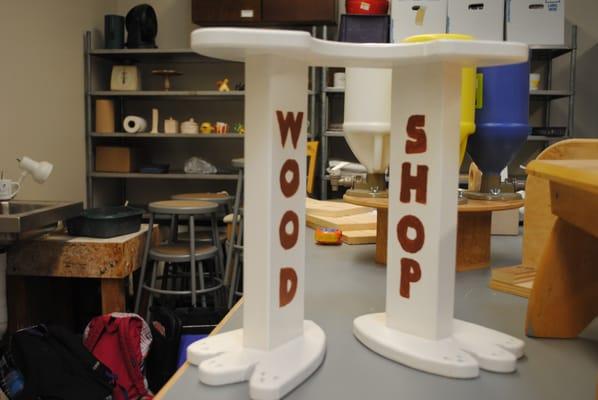 Woodshop -- one of many 'uniquely GMS' programs.