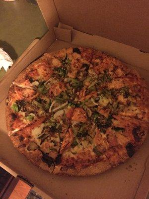 Veggie lovers pizza !! Finger licking good :D