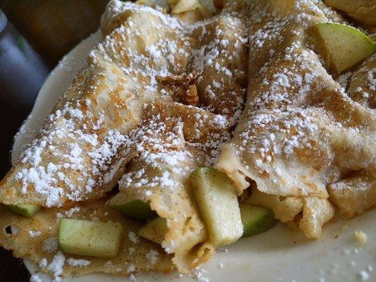 Carmel Apple Crepes, absolutely with the drive to Buffalo!!