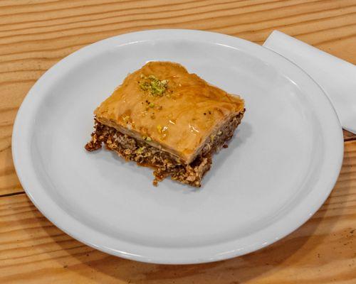 Baklava stuffed with walnuts