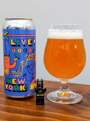 December 7 2021; Five Boroughs Brewing Co. Live from New York! Double Dry Hopped Double IPA.