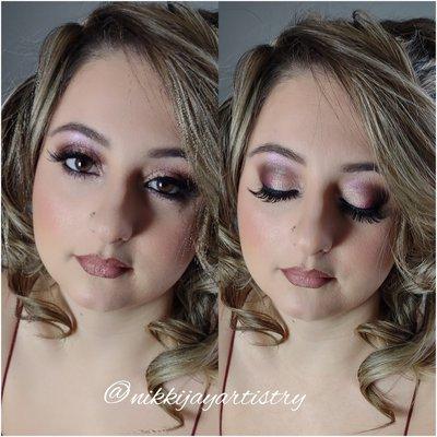 Bridal style makeup