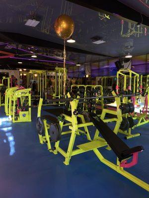 Inside the gym