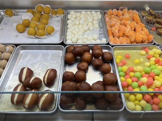 Selection of sweets