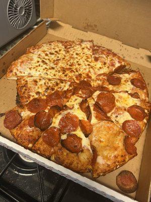 What kind of Frankenstein pizza is this?