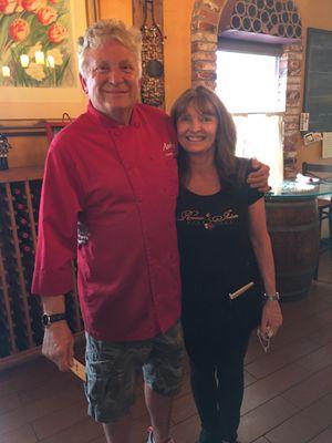 Chef Andrzej & Nicest Waitress Diana on the last day (4/11/21). Thank you! Looking forward to visit your air bnb in Idaho!!