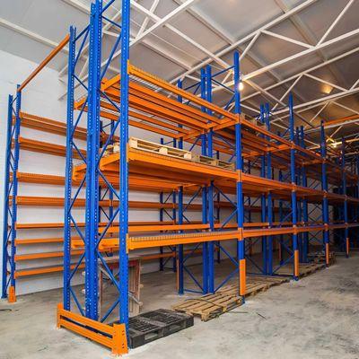 Assembling racks in a warehouse