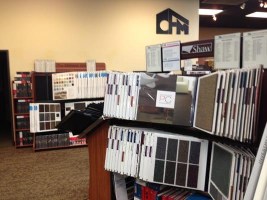 Commercial Carpet Displays at CFM Tigard, OR