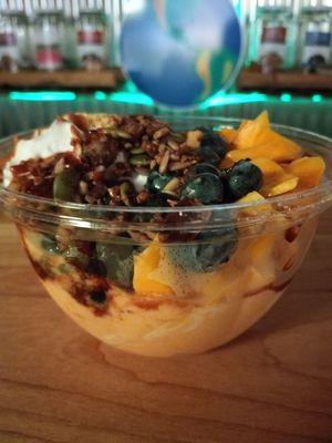 Zenergy Bowl, Real Fruit and Frozen Yogurt!