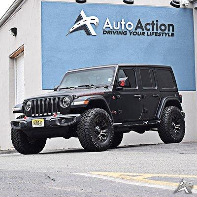 Lift Kit, All-Terrain Tires and Custom Wheels