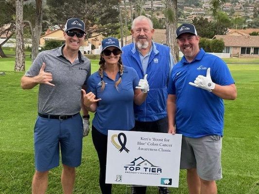 Keri's "Boost for Blue" Colon Cancer Awareness Gold Charity Tournament