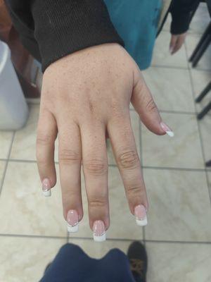 Nails done at Top Star