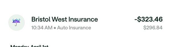 Payment went through but they cancelled my policy on the 17th. They then said I didn't make the full payment when this is autopay!!!!!!