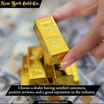 Gold bars and coins - New York Gold Co