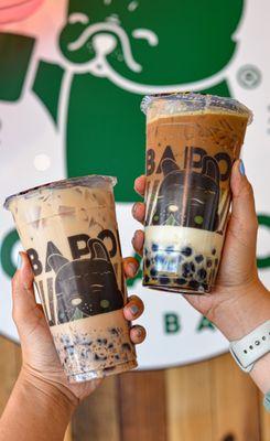 Saigon Cafe Latte; BoBaPOP Milk Tea