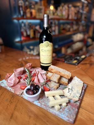 Antipasto with Good Wine