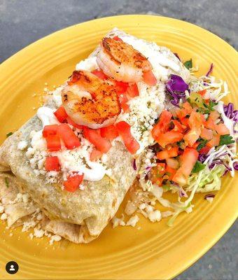 Baja Shrimp Burrito