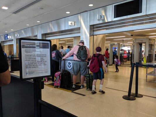 Terminal D at PHL. Delta terminal. TSA PreCheck. It moves fast.