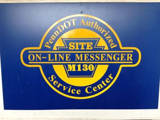 On-Line PennDOT Messenger: Title, Tags and Registration (Instant and Manual). Camera Cards issued for License Renewals over the counter.