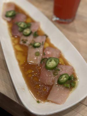 Hamachi Carpaccio 6 Pcs