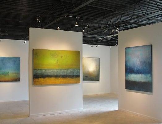 Interior view, Thomas Deans Fine Art, Scott Upton exhibition (2011)