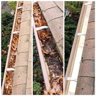 Gutter cleaning in commack NY.