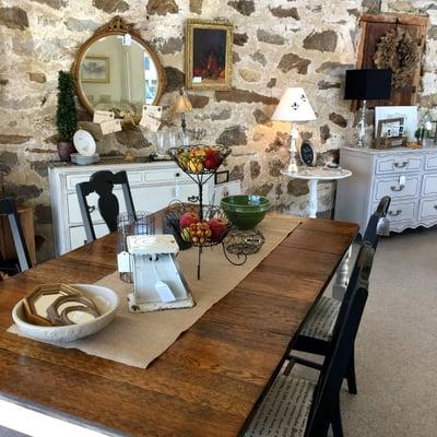 Vintage & Co is located inside a refurbished Lancaster County barn.