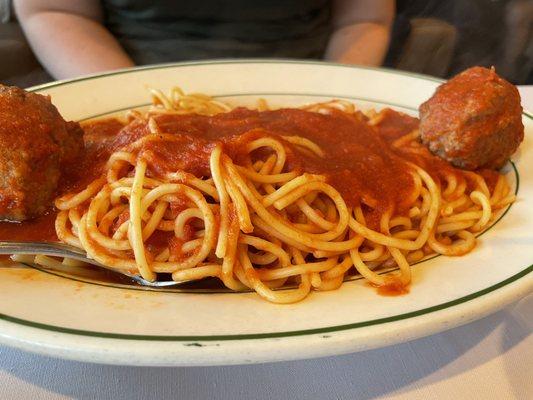 Spaghetti and Meatballs