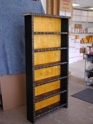 We have shipped a bookcase made entirely of books