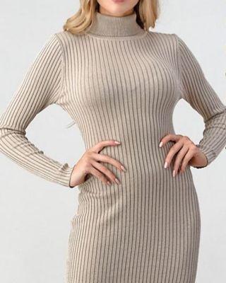 Turtle neck dress