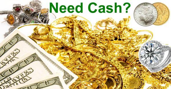 Gold silver diamonds need cash coins