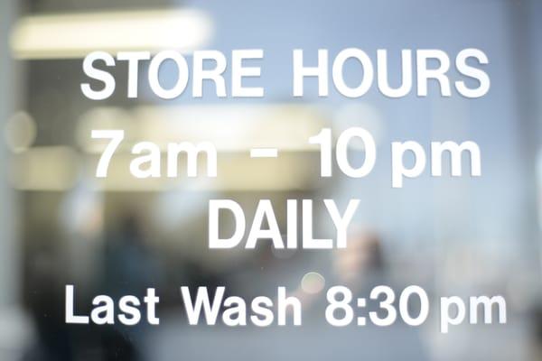 Store Hours