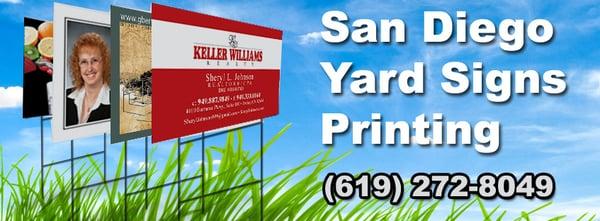 San Diego Yard Sign Printing