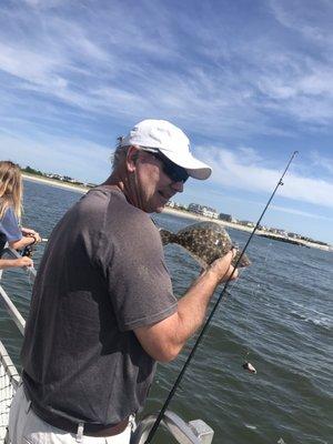 Adam & a flounder