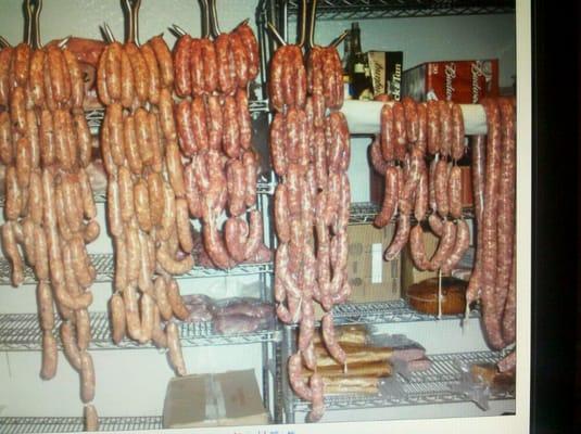 Fresh sausage (pork/chicken & turkey also a few different speciality types: broccoli rabe/asiago/godfather) all at Ferrante's