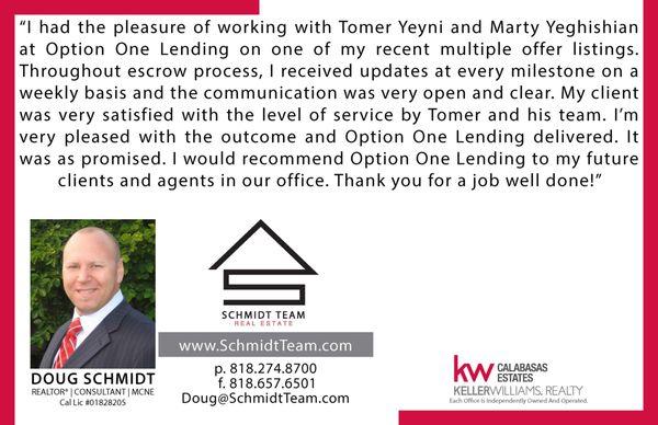 Realtor Testimonial