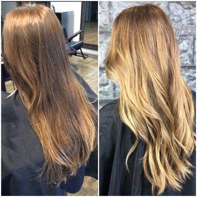 Looking for that lived n Blonde... See one of our Balayage specialist.