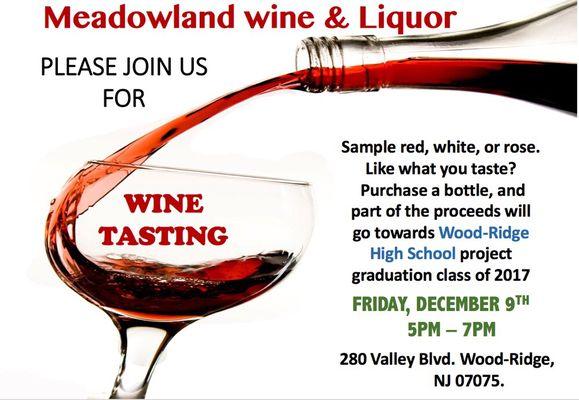 Wine tasting event