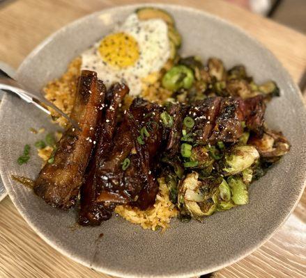 Korean BBQ Steak and Ribs $33