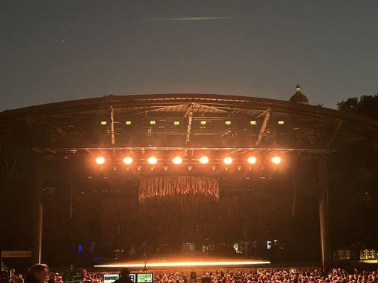 Main stage at night view