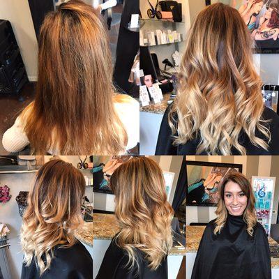 This might be the prettiest balayage ever! By Ashley Gorman