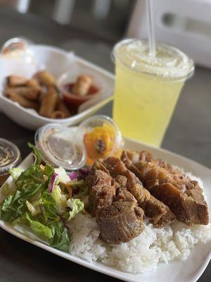 Lechon Kawali and Lumpia Shanghai @ Neri's Filipino Restaurant