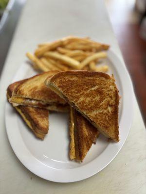 Grilled cheese with bacon