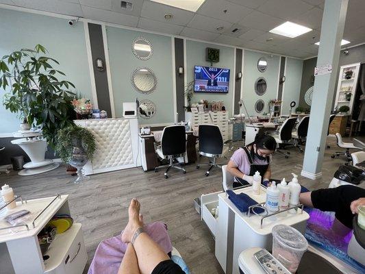 Nail salon