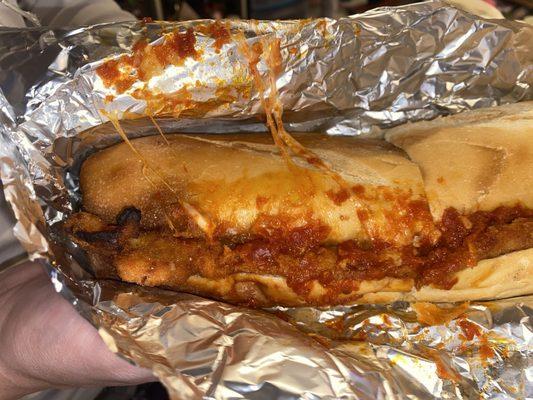 Chicken parm sandwich