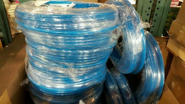 Rolls of cold water PEX