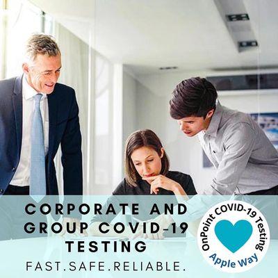 Corporate and group testing available