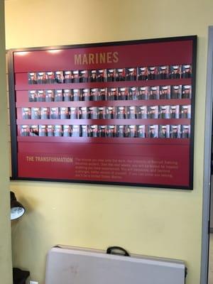 Marines from our office who have successfully completed the transformation.